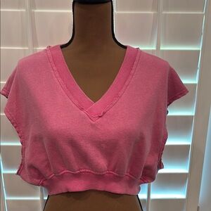 Out from under crop sweatshirt